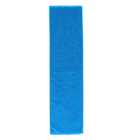 TOWELSOFT Premium Terry Velour fitnes Towel, 12 inch x 44 inch Aqua Fitness-EV1411-AQUA